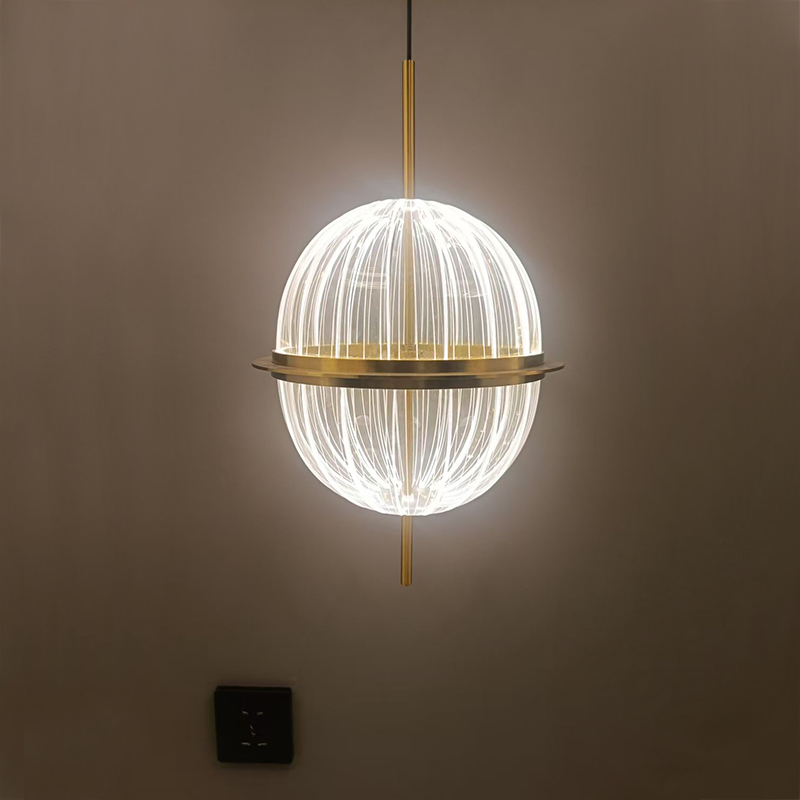 Modern Acrylic Hanging Lighting Living Room Interior Decoration LED Pendant Light