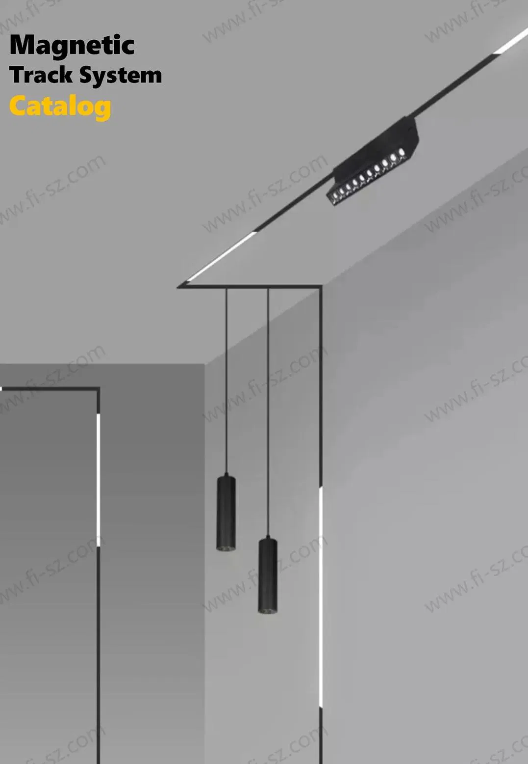 Indoor Zoom Dimmable Beam Angle Focus Magnetic LED Track Lighting System