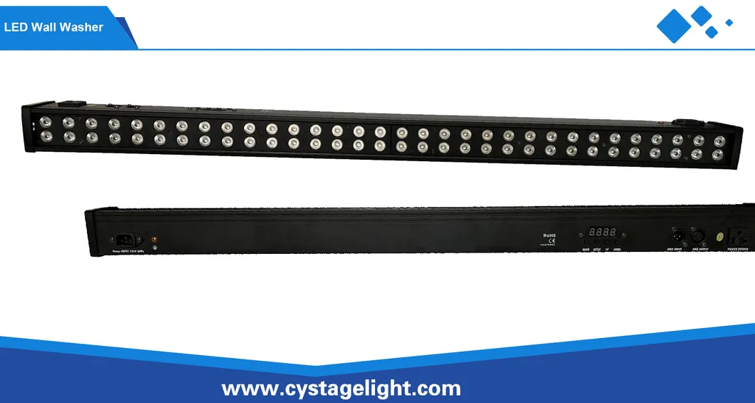 64PCS RGB LED Bar Light Indoor Wall Washer