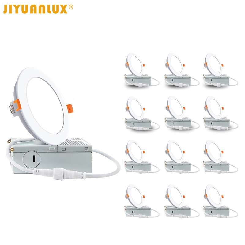 ETL 9w 12w 15w 18w 4inch 6inch Round Pot Lights LED Recessed Mounted Ceiling Slim Integrated Panel Light