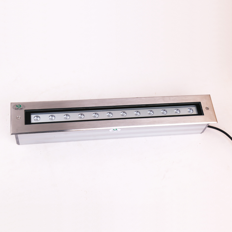 Recessed Hardscape in Ground Light Hot Selling Best Outdoor Linear Lights LED Light Bar Aluminum CE, Rohs 12W