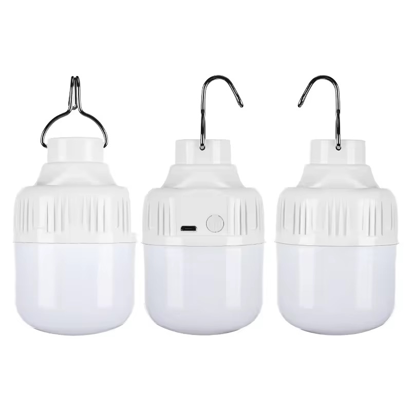 30W 80W 150W 200W Portable USB Rechargeable Led Light Camping Emergency Bulb Lamp for Outdoor Household