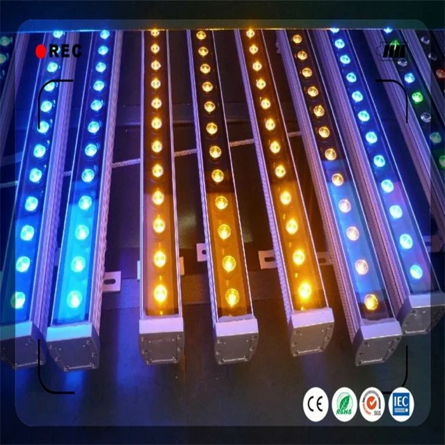 Aluminum Lamp Body Material IP65 Light Bar DMX Wall Washer