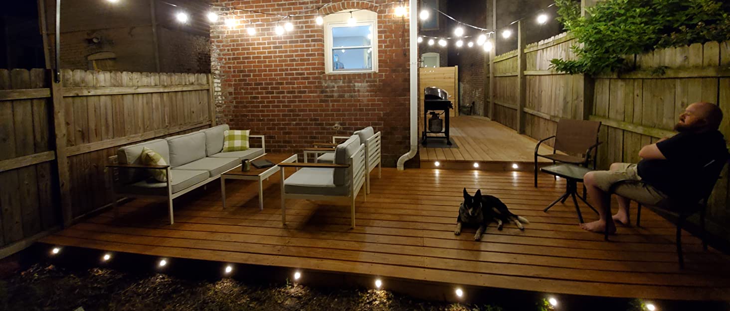 LED Deck Lights Installation