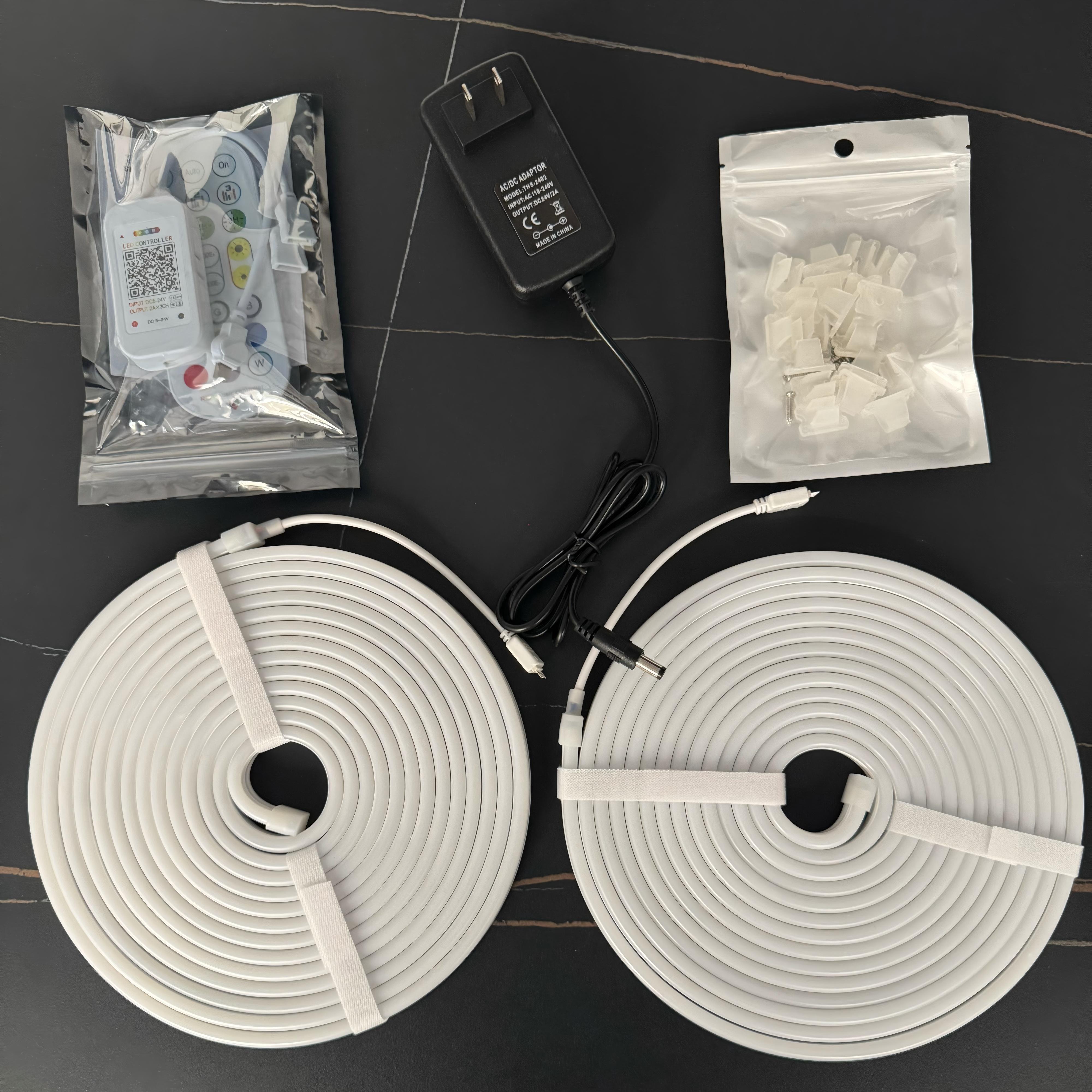 Good Price 24V 32.8ft Flexible Led Tape Smart RGB 10M Full Kit Led Neon Strip Light