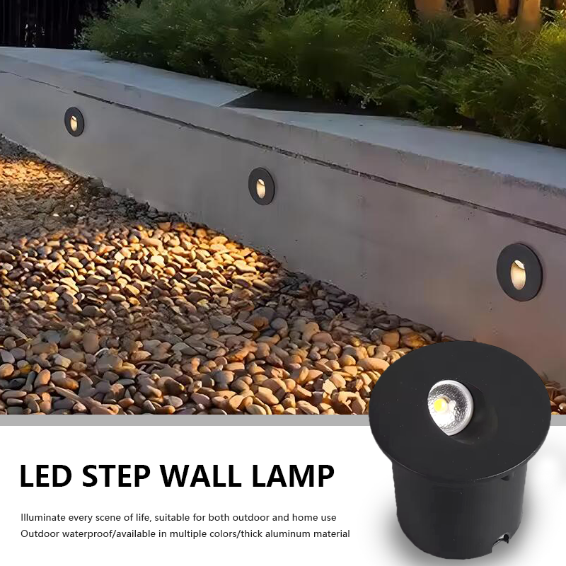 Outdoor RGB 3W 5W 10W 15W 20W Waterproof IP65 Recessed LED Stair Step Wall Light Aluminum LED Buried Foot Lighting Staircase