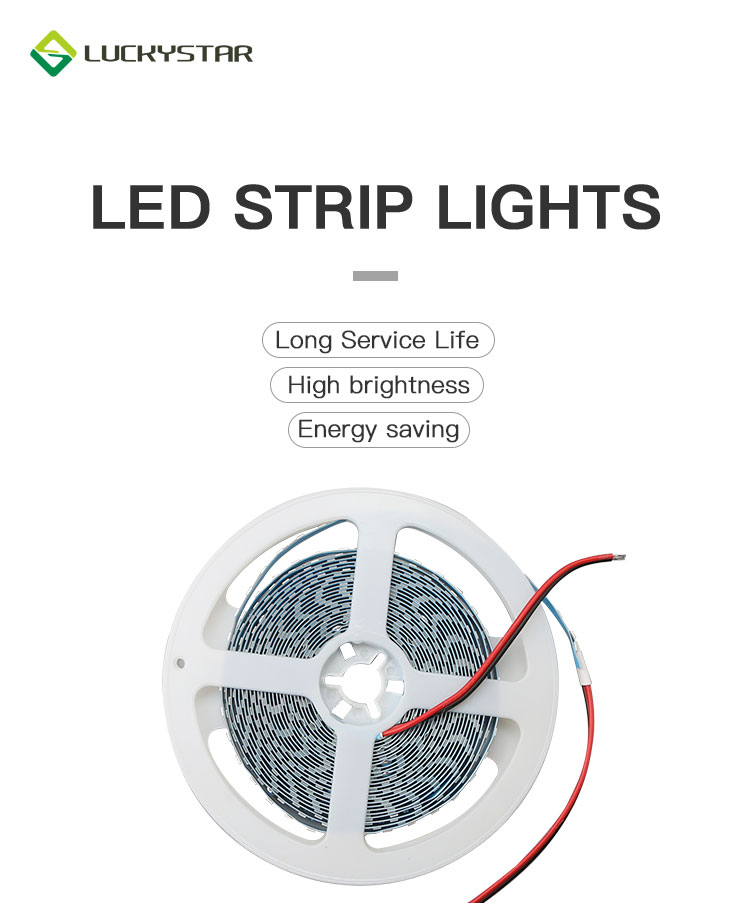 Low Price Good Quality Office Led 2835 Strip 24v 10 Meter IP20 120leds/pcs 6000K Ra80 Led Strip Light