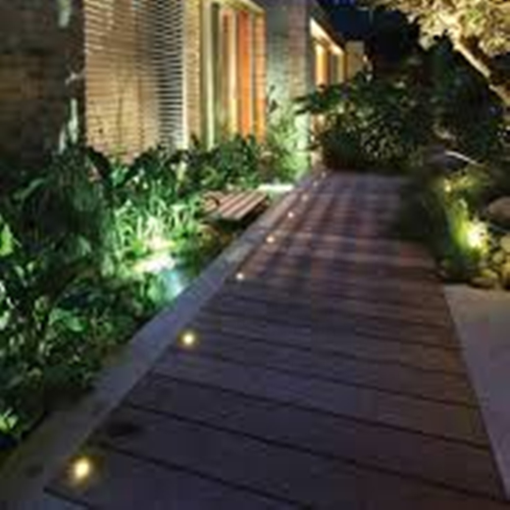 LT2204A IP65 Waterproof LED MR16 PVC&amp;Solid Brass Antique Bronze Underground In-ground Lights Landscape Garden Lighting Fixtures