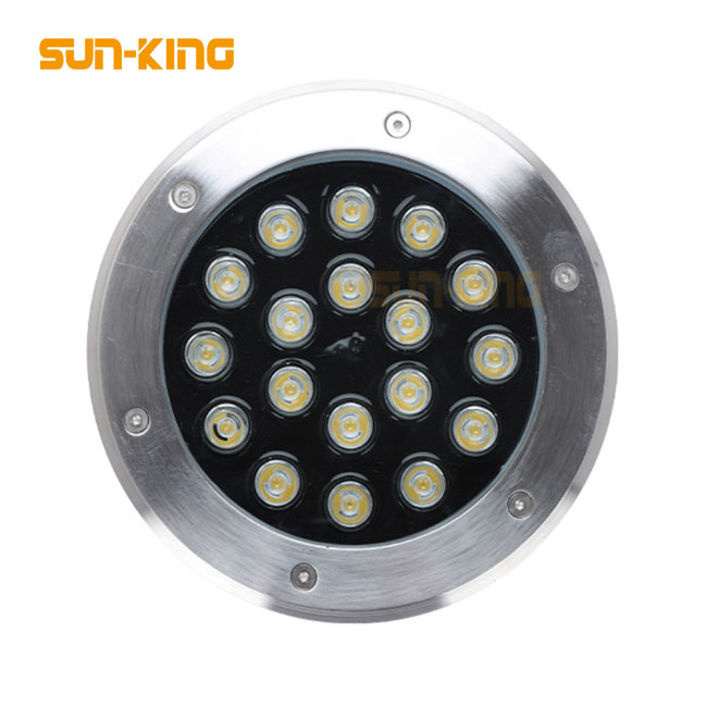 Waterproof Autocontrol DMX Buried Ip65 Step Stair Rgb In-ground Lamp 18W 18watts Led Sidewalk Underground Light