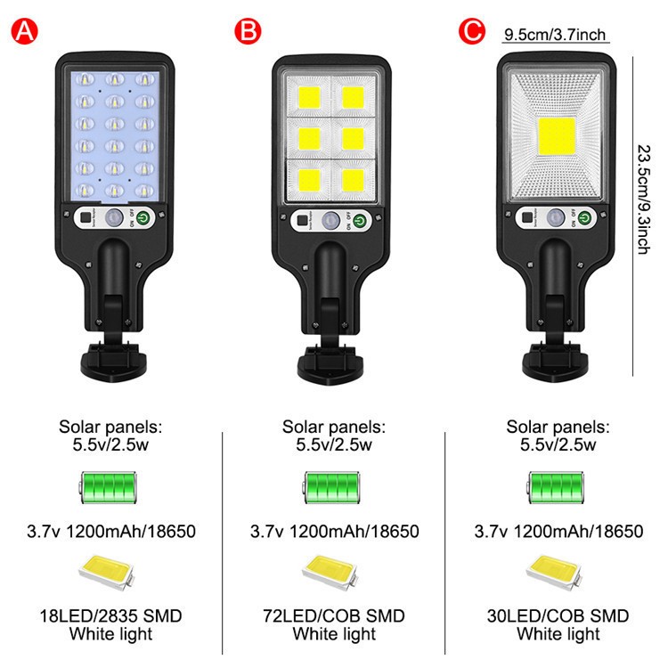 Solar Flood Light 300W 500W Outdoor Waterproof for Garden