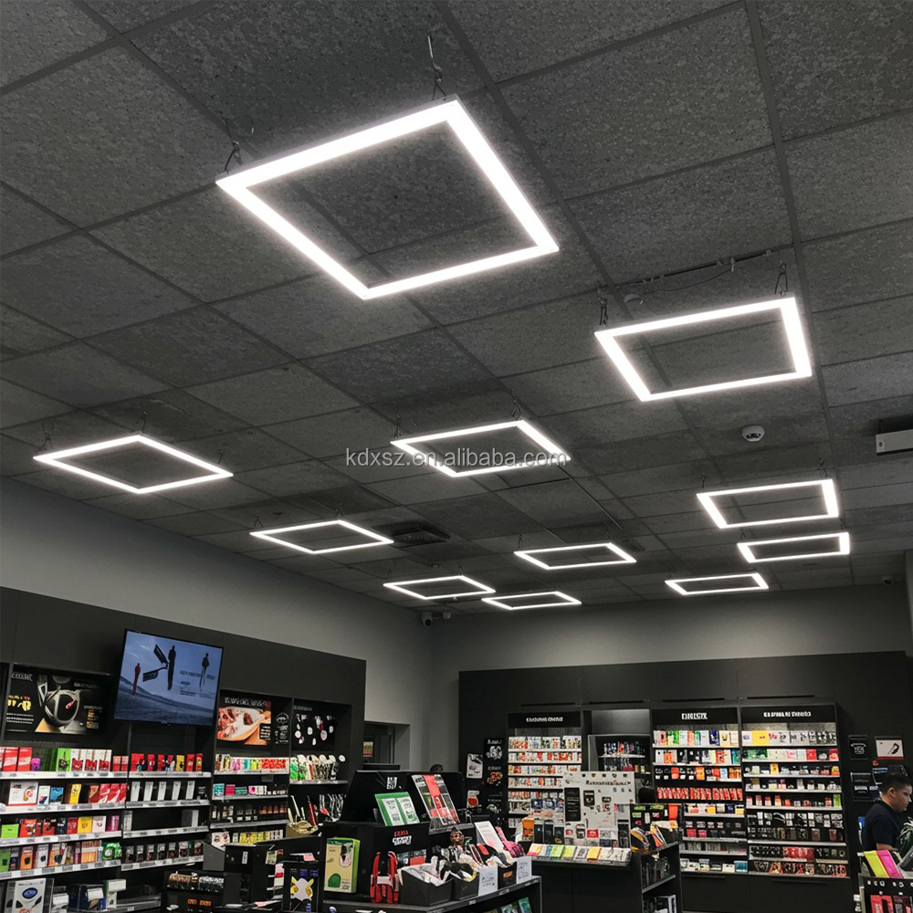 Square LED Light, 3000K/4000K/6500K Adjustable Color Temperature, Modern Decorative LED Panel for Living Room