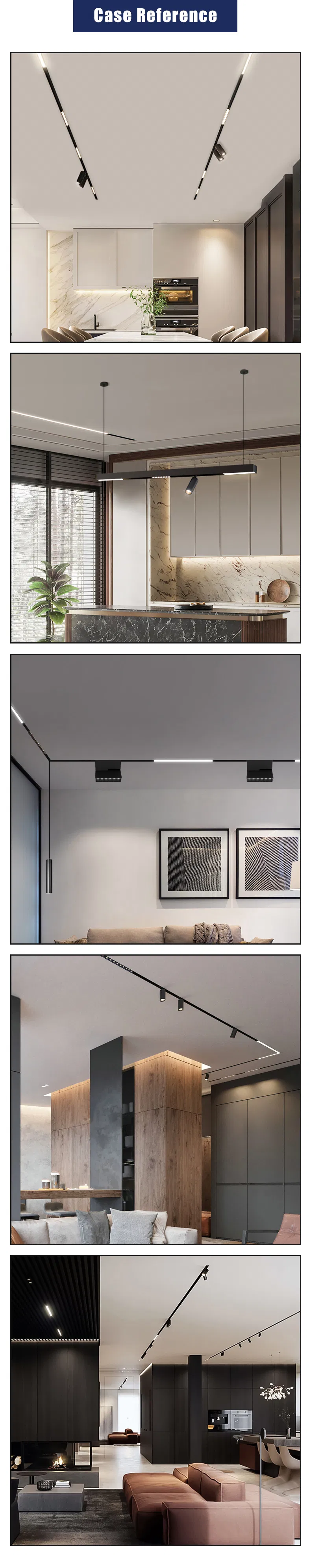 Smart Energy-Saving LED Magnetic Track Lighting 14