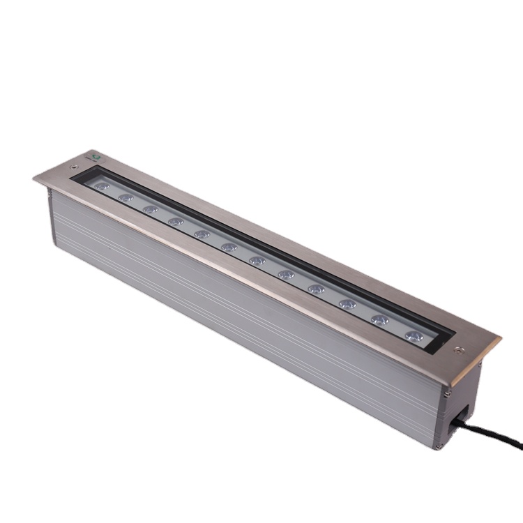 Recessed Hardscape in Ground Light Hot Selling Best Outdoor Linear Lights LED Light Bar Aluminum CE, Rohs 12W