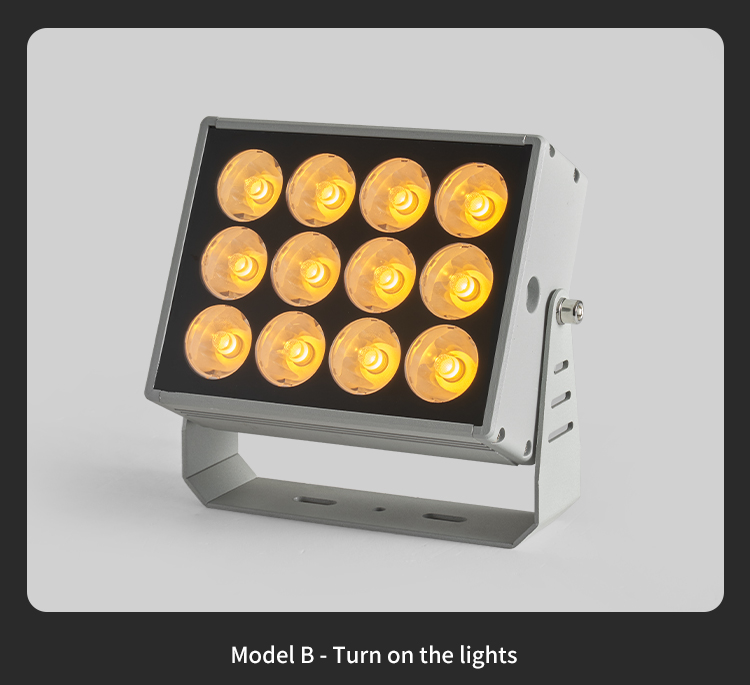 Outdoor Waterproof IP67 Aluminum LED Flood Lights 12W 24W 40W Square White Spotlights for Garden Landscape Premium Flood Lights