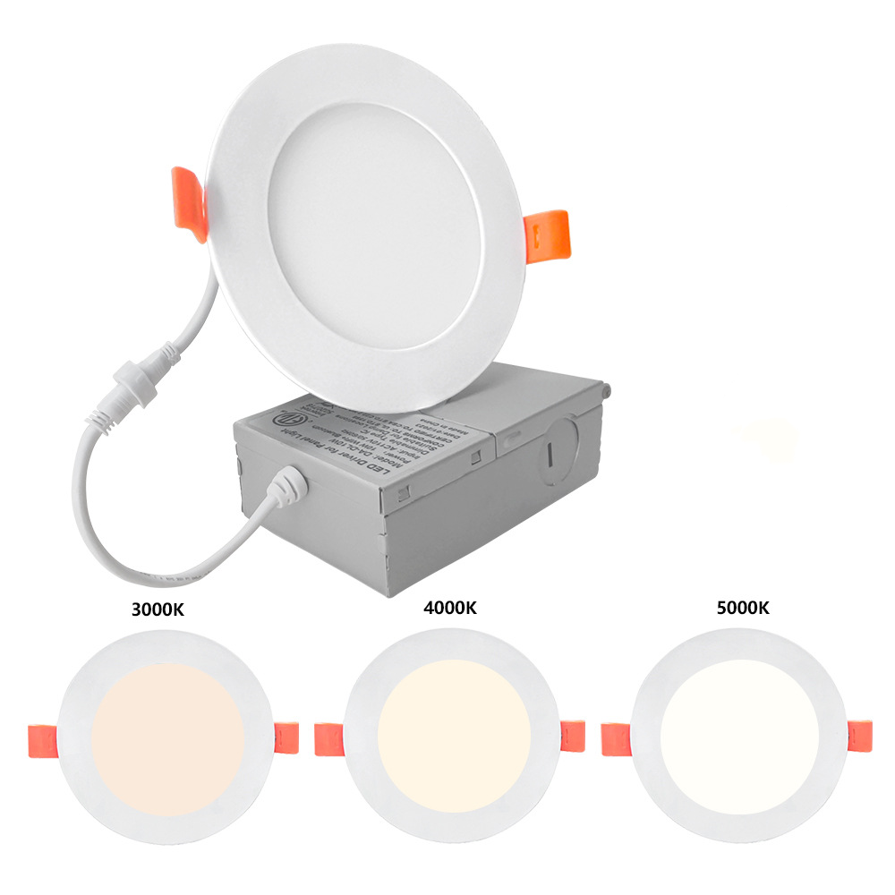 ETL 9w 12w 15w 18w 4inch 6inch Round Pot Lights LED Recessed Mounted Ceiling Slim Integrated Panel Light