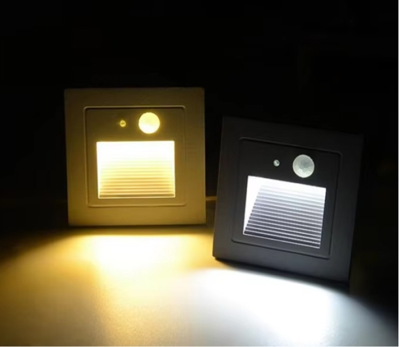 Induction Motion Led Step Staircase Light Stairs Peel Led Wall Light Lamp Recessed Hidden Step Light Led With Motion Sensor
