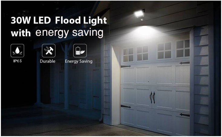 100W Waterproof IP66 100W LED Flood Light Projector Aluminum Housing SMD Chip