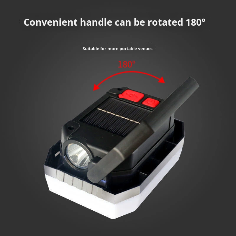 Solar Bulb Light Street Lamp LED Emergency Lighting Flashlight Super Bright Long Range USB Rechargeable Waterproof Camping Light