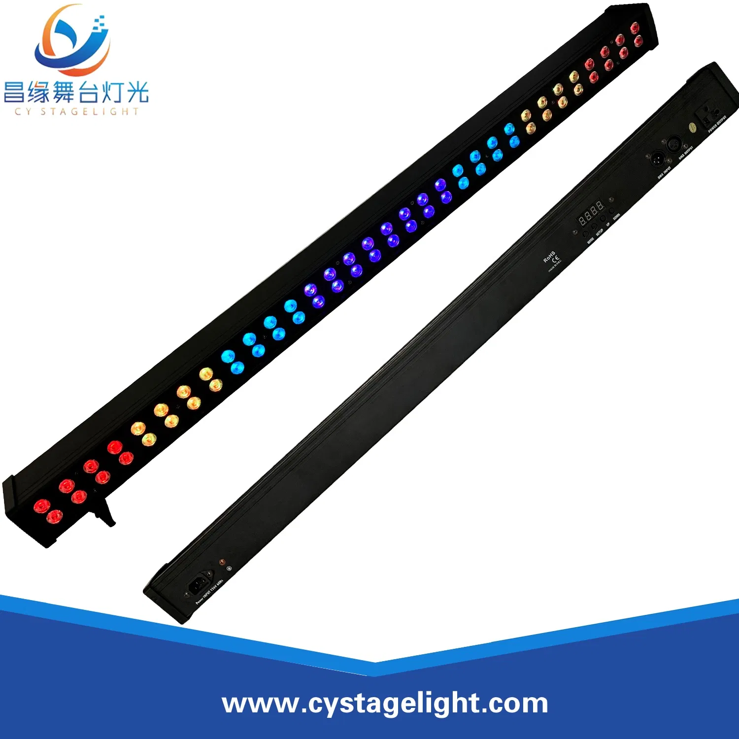 64PCS RGB LED Bar Light Indoor Wall Washer