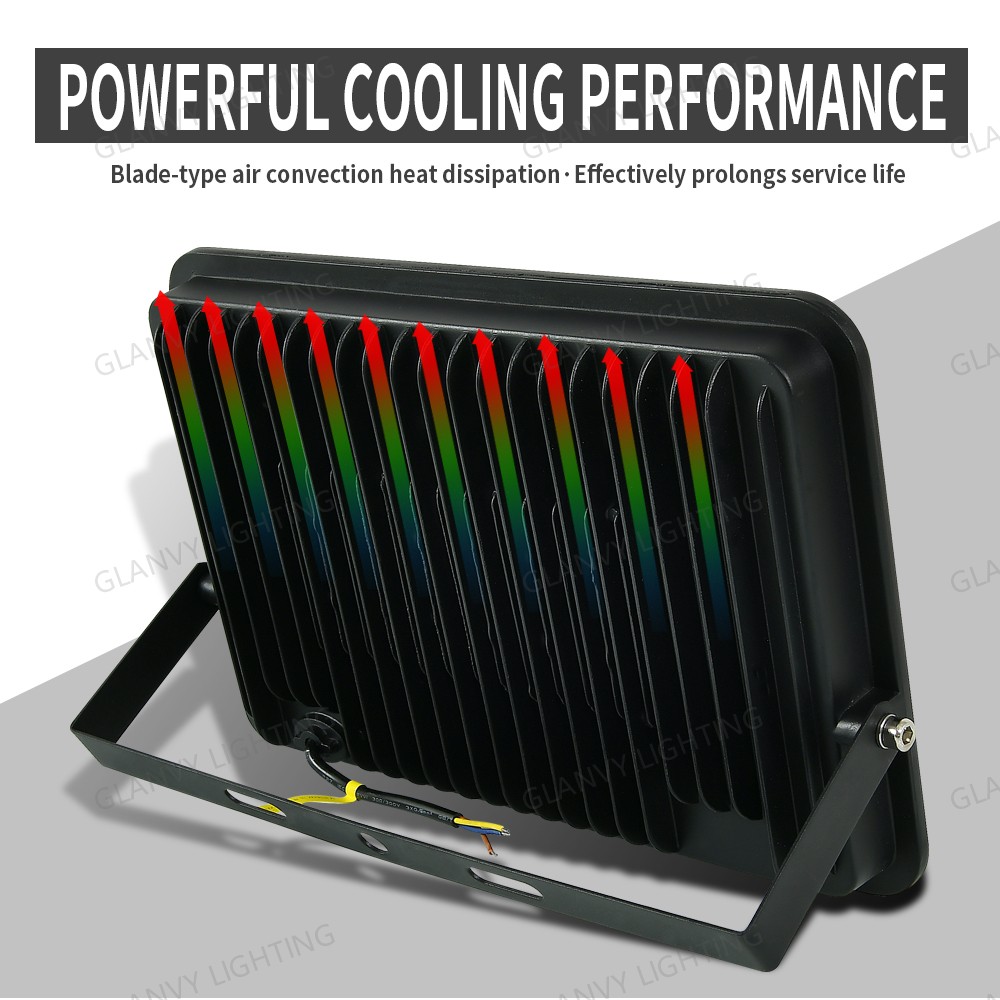 SMD LED Flood Light Aluminum Housing IP66 Waterproof 30W 50W 100W 150W 200W 300W High Lumen Chips Commercial Billboard Use