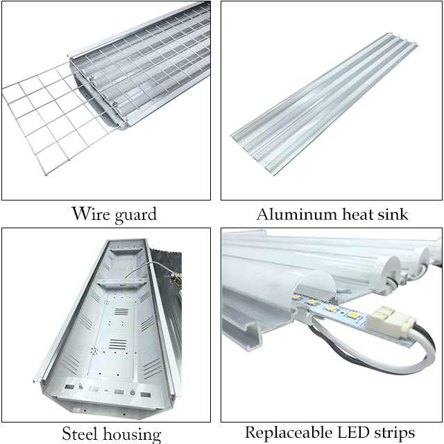 Warehouse Industrial Lighting 100W 150W 200W 240W Linear Led High Bay Lights