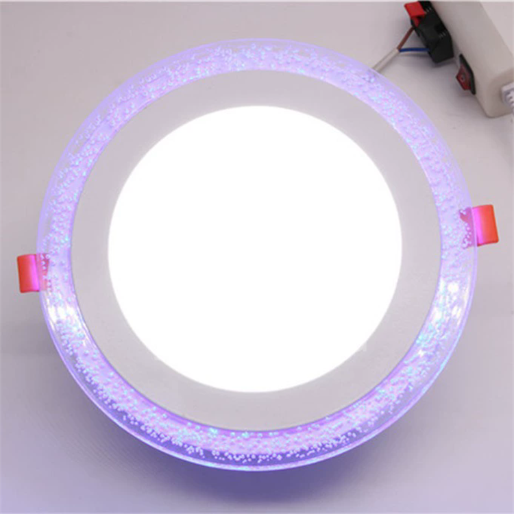 Ultra-slim Round Led Panel Light Double Color 3+3w 6+3w 12+4w 18+6w Led Light