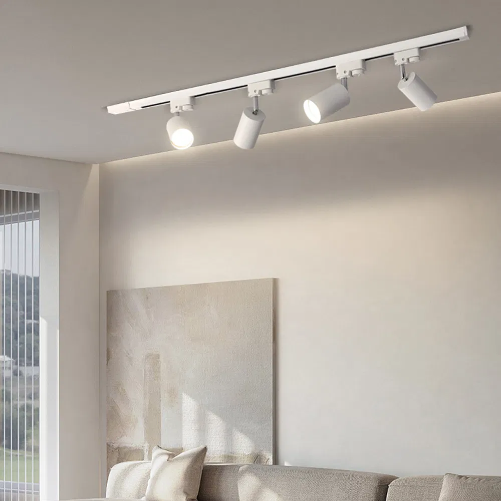 LED Track Lighting Kit, 5 Lights 220V 15W, LED Track Lighting