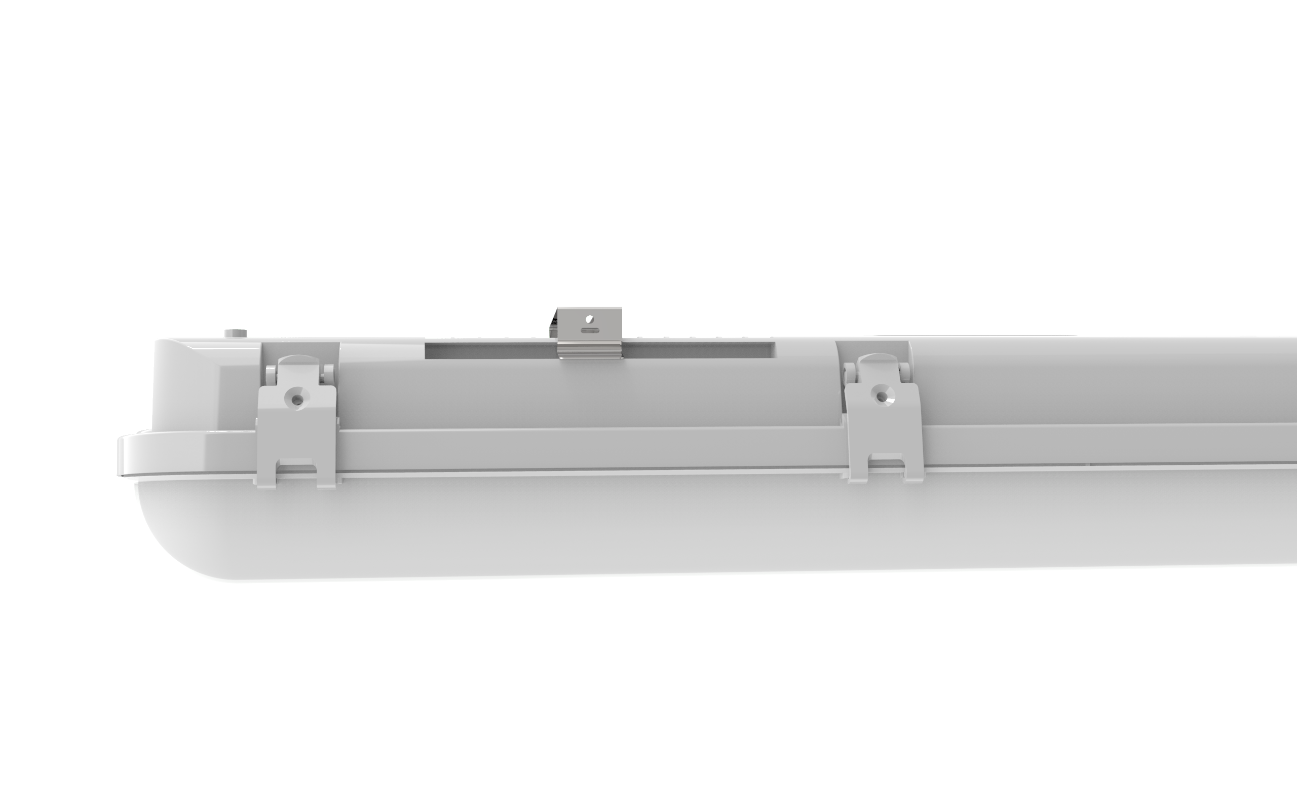 CE Waterproof Emergency Batten Light Ip65 with Sensor Vapor Tight Light Fittings LED Tri Proof Light Warehouse Electrical Room
