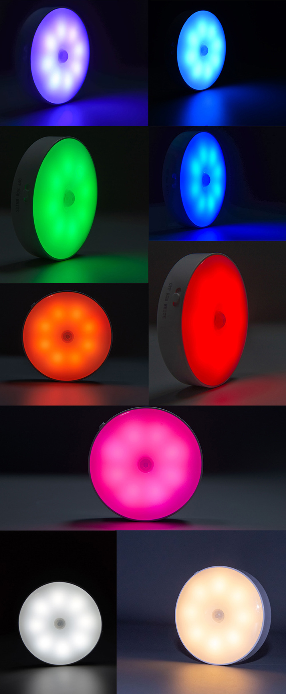 RGB LED Wall Light Detail 8
