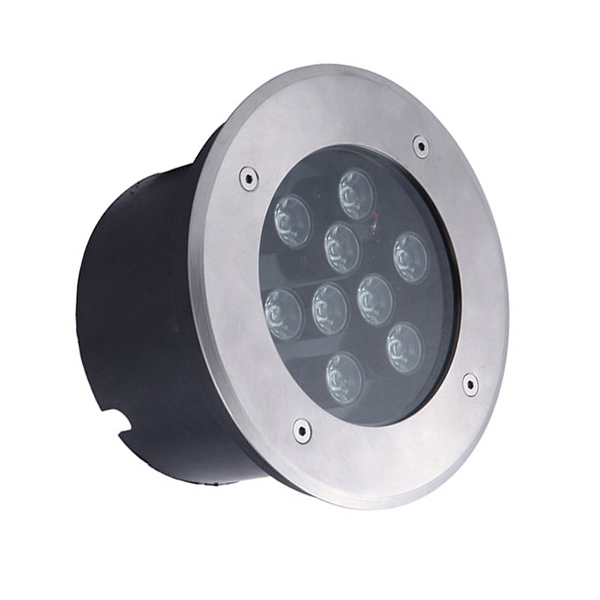 Hot Sals 9W Mini IP67 Outdoor Inground Deck Step Lamp Pave Wall Recessed Driveway Ground RGB RGBW LED Inground Light