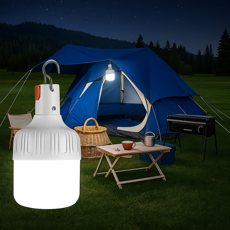 High-Power Rechargeable LED Camping Light Portable Hanging Outdoor Emergency Bulb For Tent Hiking Fishing
