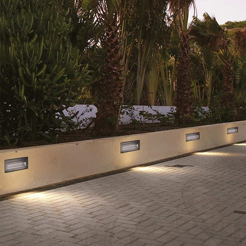 Indoor Outdoor Led Wall Lamp 3-5W Corridor Step Stair Light Footlight Aluminum Recessed Wall Corner Light