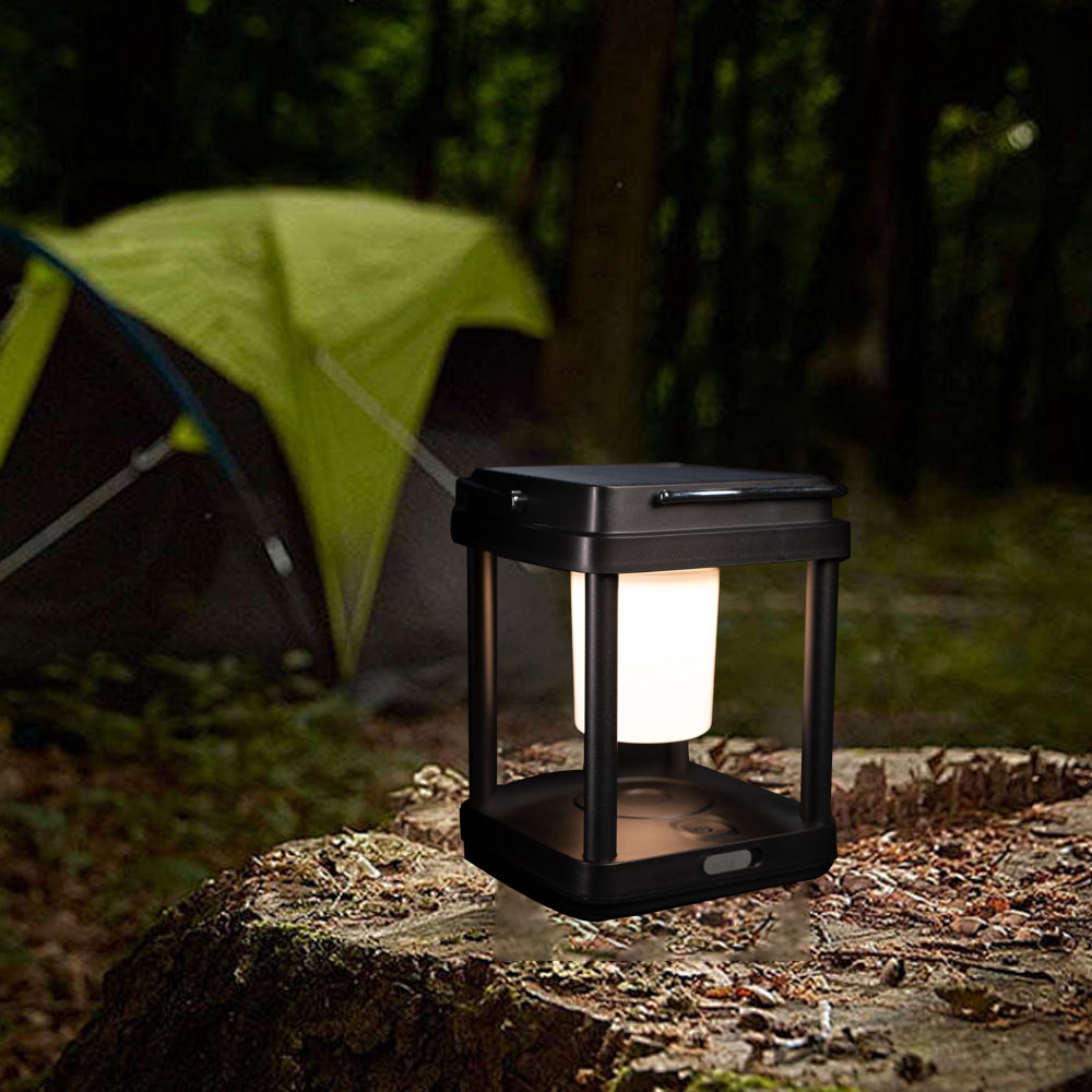 Solar Powered Outdoor Garden Hanging Lanterns Backyard Floor Lighting LED Pathway Lights Easy Install Lamp