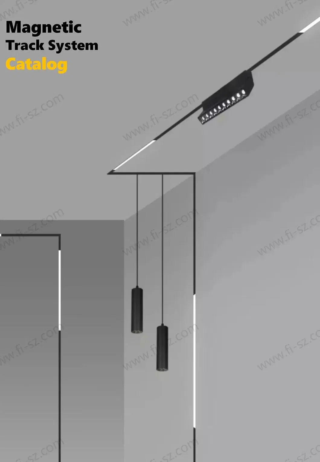 Indoor Zoom Dimmable Beam Angle Focus Magnetic LED Track Lighting System