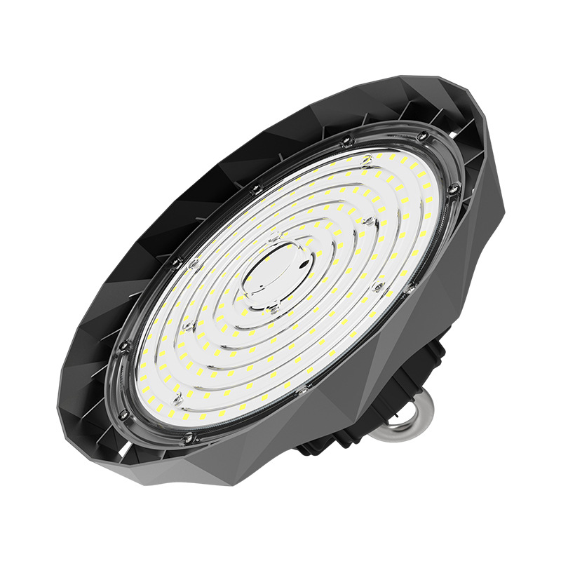 LED High Bay Light 100-200W High Lumen 5000K IP65 Waterproof Ceiling Light for Workshop Warehouse Factory Industrial Use