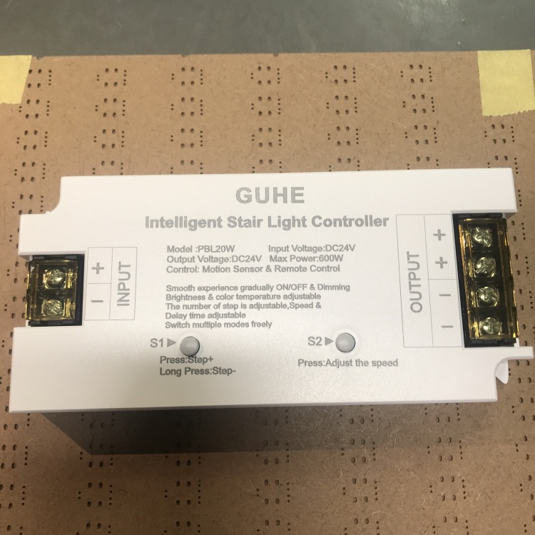 New Factory 24V Smart LED Stair Step Strip Light WS2811 IC Body Motion Sensor Control Chasing Running Water Effect