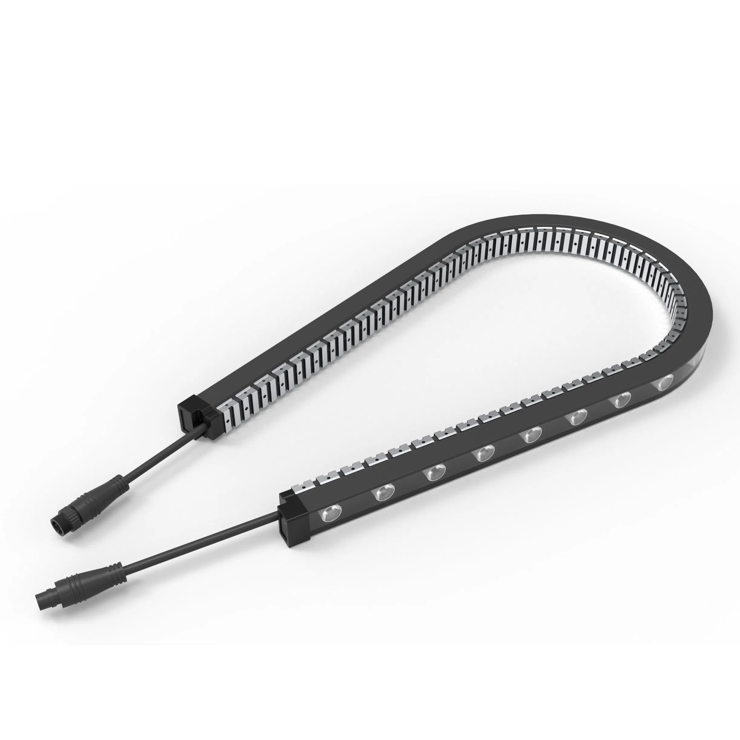 24V Flexible 360degree DMX512 4 Segment Wall Washer Linear Light RGB Color Strip Customize Body Lamp