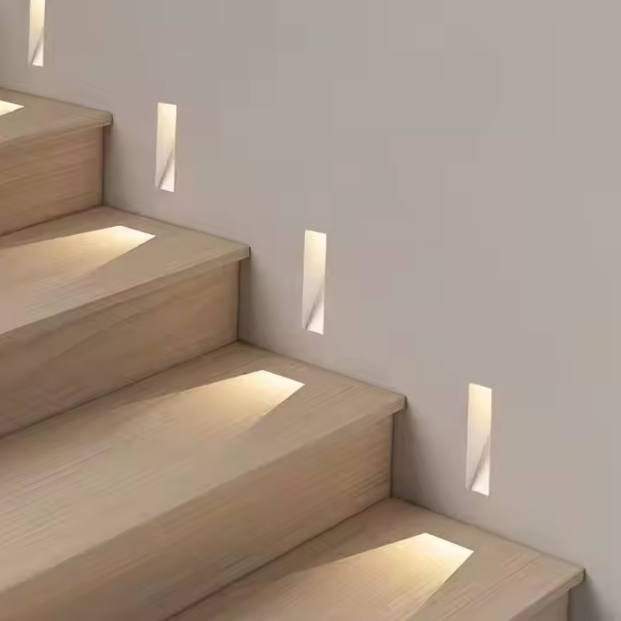 Recessed Bezel-less Stair Light Trimless Indoor Use IP20 With Motion Sensor for Wall Mounted Foot Lamp 3W LED Step Foot Light