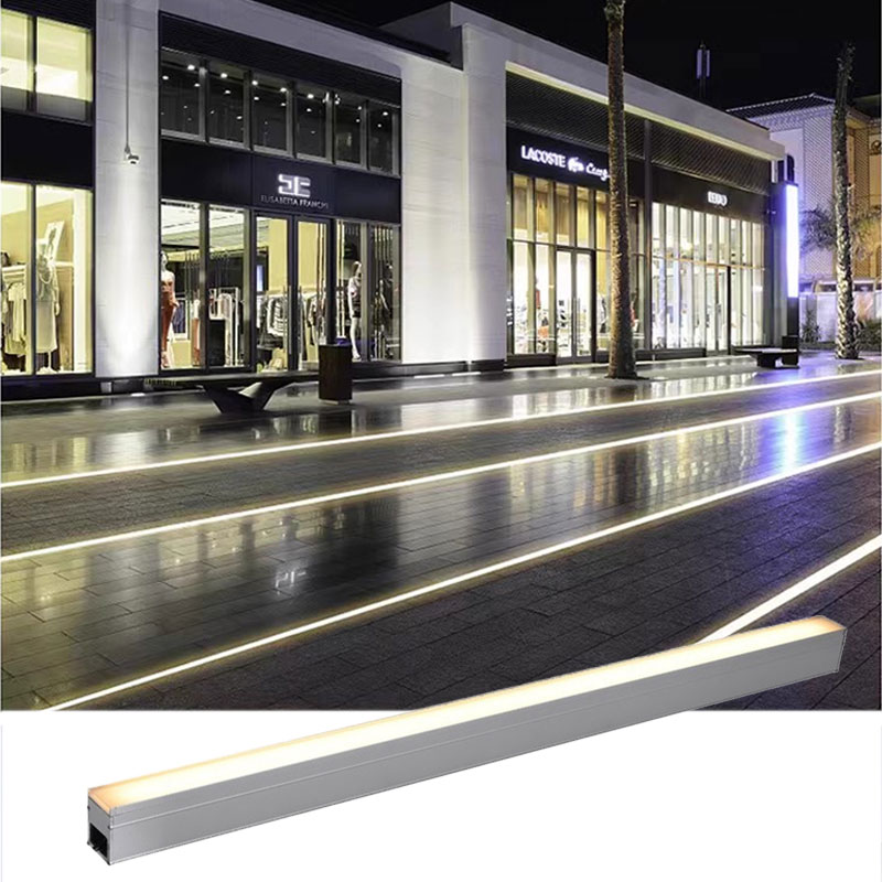 High Quality Aluminum LED Linear Ground Lights IP67 Waterproof 12W 1200LM 1000mm Low Voltage Landscape Lighting DC12V Outdoor