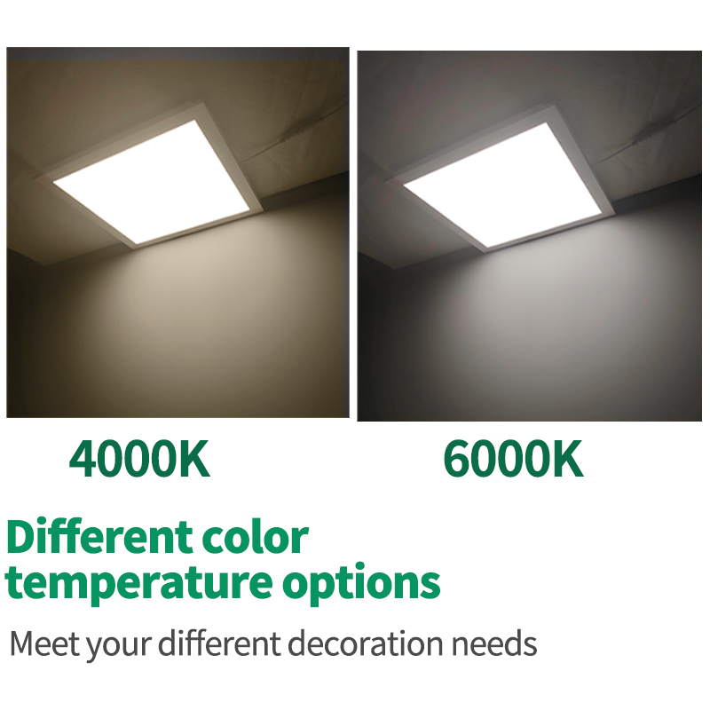 Customized Style Recessed LED Panel Light with Factory Price Ceiling LED Panel Light for Office Square Led Light Panel 40W