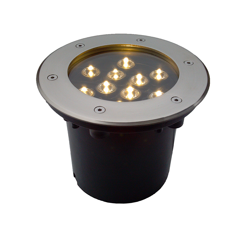 Hot Sals 9W Mini IP67 Outdoor Inground Deck Step Lamp Pave Wall Recessed Driveway Ground RGB RGBW LED Inground Light