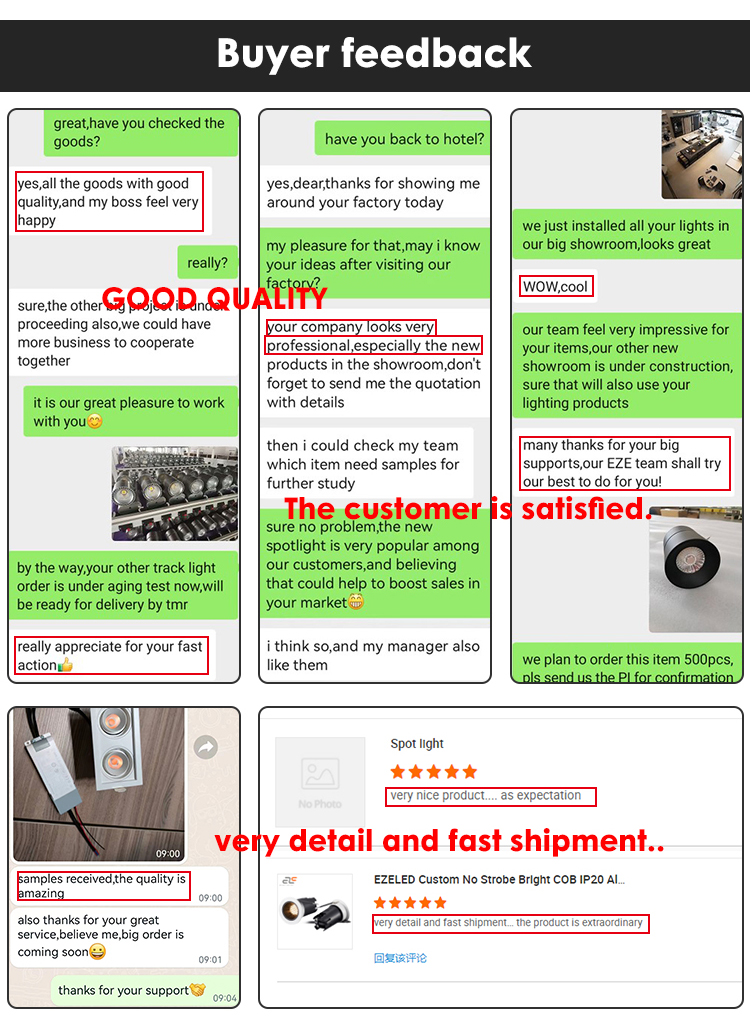 Customer Feedback and Reviews