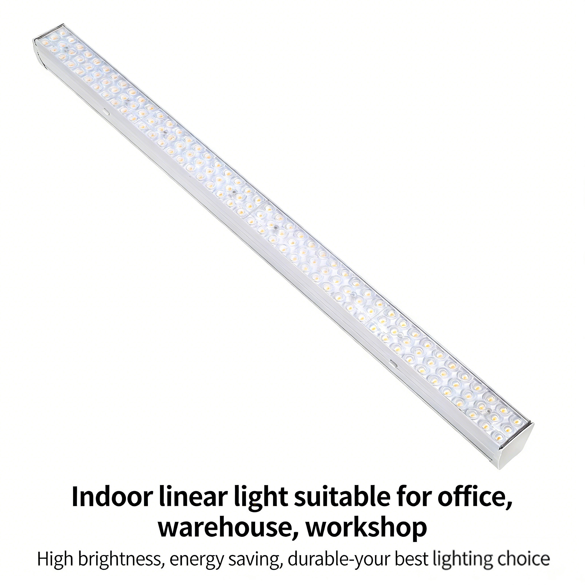 Supermarket LED Linear Lights White-IP55 Rated 5-Year Warranty Dimmable Ra90 6000K Daylight 130lm/W CE RoHS 90 Beam Angle