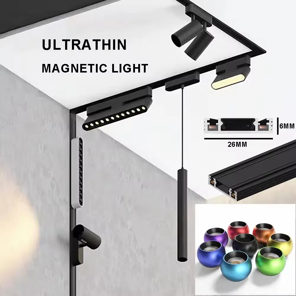 Modern Industrial Aluminum Mini Track Lighting for Stylish Spaces