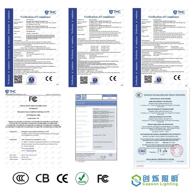 Certifications