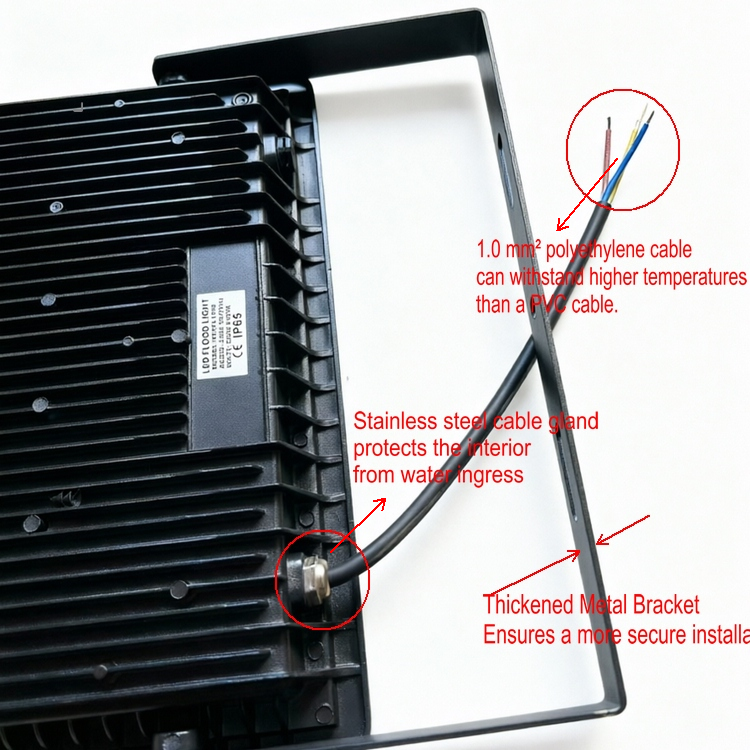 Heavy-Duty Aluminum Led Flood Light 150 Watt Good Price SMD Current Design High Bright IP65 Waterproof Public Square Lighting