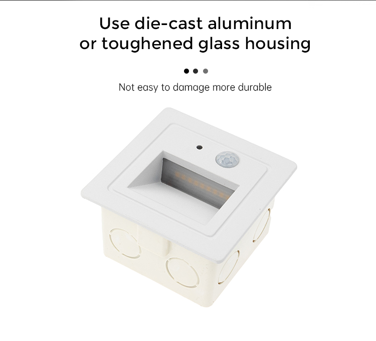 Induction Motion Led Step Staircase Light Stairs Peel Led Wall Light Lamp Recessed Hidden Step Light Led With Motion Sensor