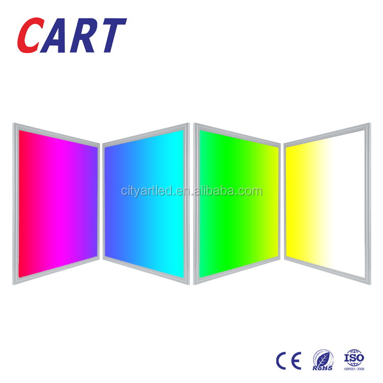 Square RGBW RGB+W RGB+CCT Color Changing Led Light Panel 2X2 2x4 Surface Wall Mounted Led Panel Light