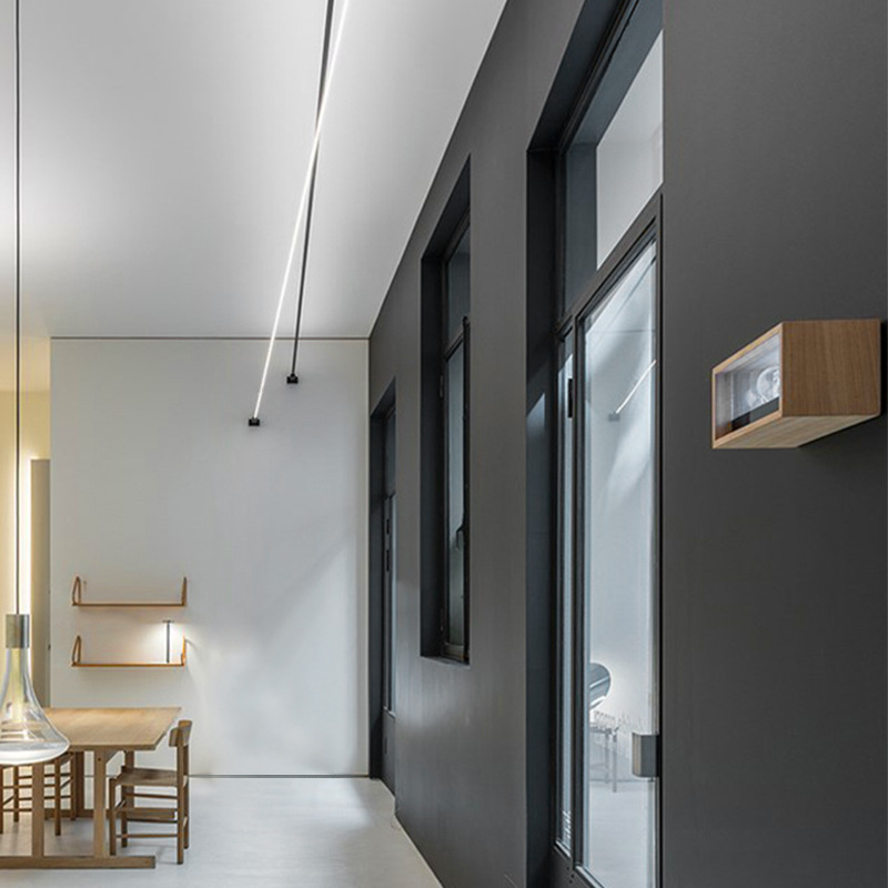 Factory Price Linear Light Pendant Cut Free Minimalist Style Decorative Residential Use IP33 Rated Dimmable 3-Year Warranty High