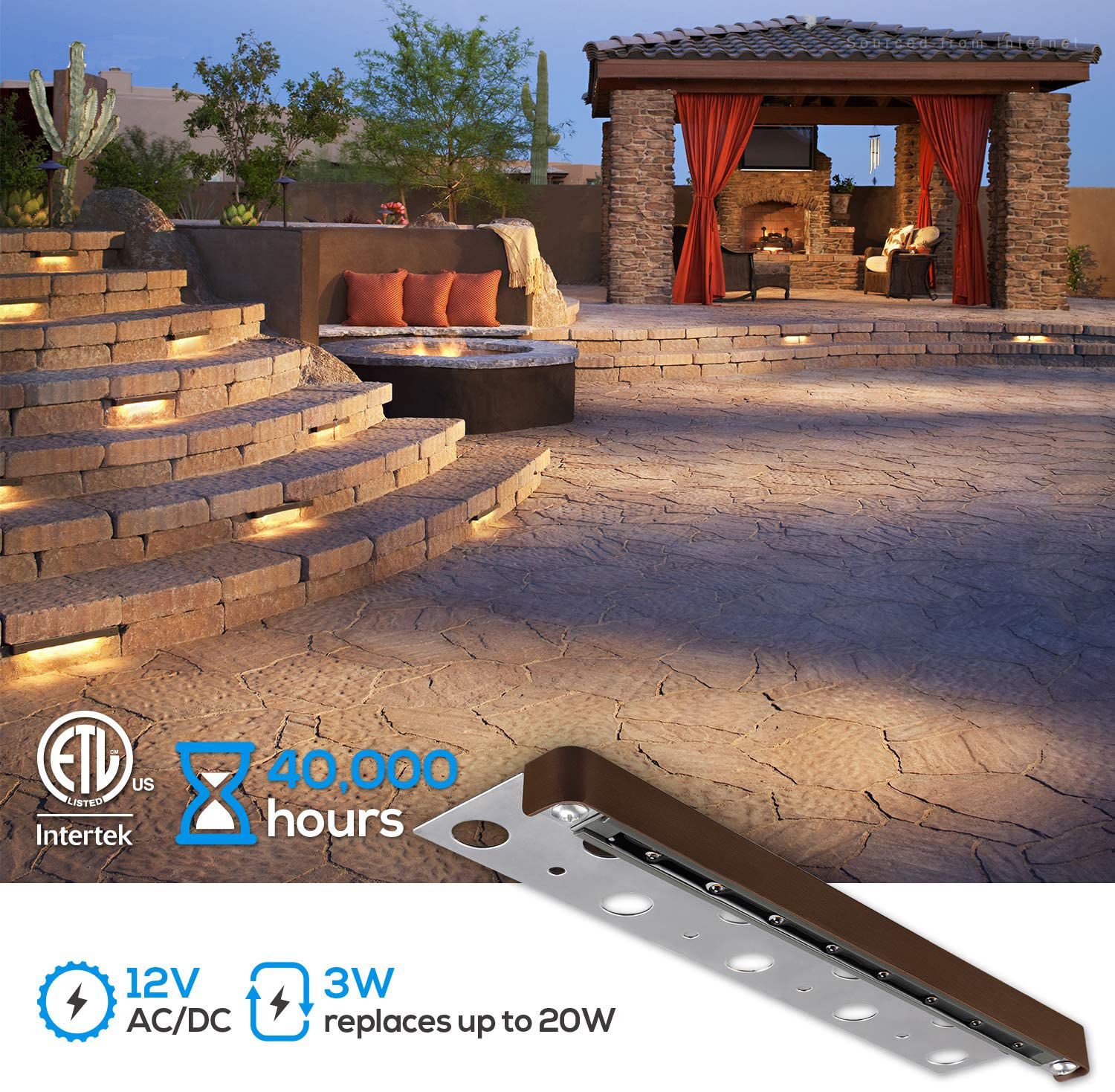 Led Hardscape Paver Light Details 3